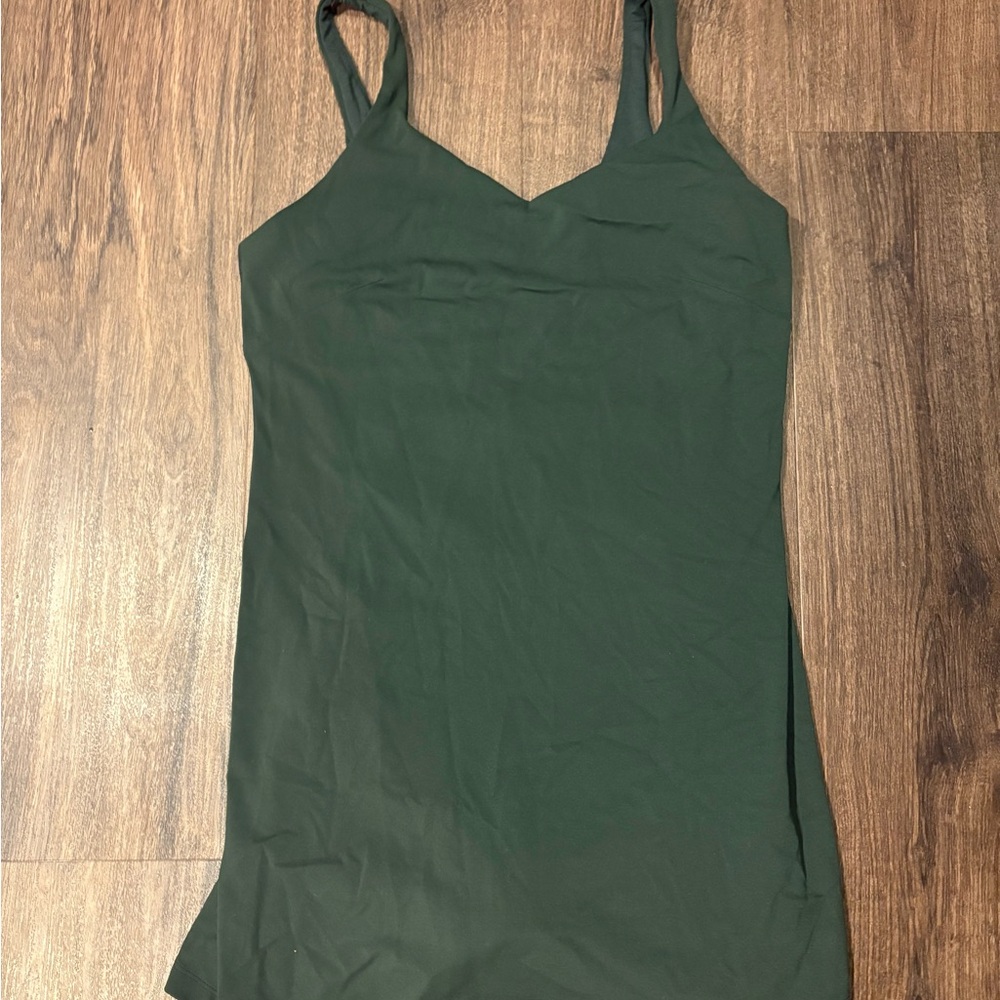 Lululemon Athletica Dark Green Mini Dress - Picture 2 of 5